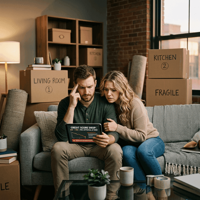 Credit Score Dropped Before Closing House