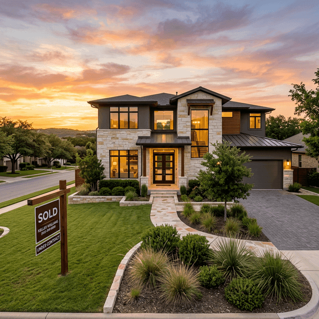 Texas homeowner reviewing mortgage rate drop notification from STX Lending