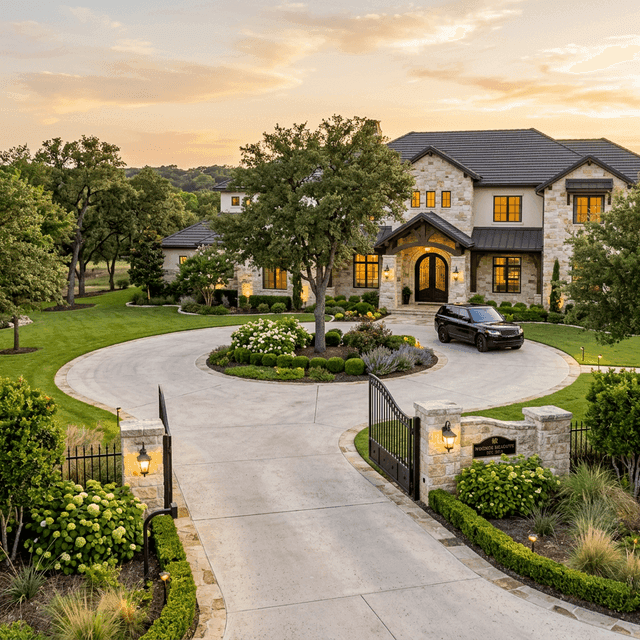 Luxury Texas estate of high-net-worth borrower